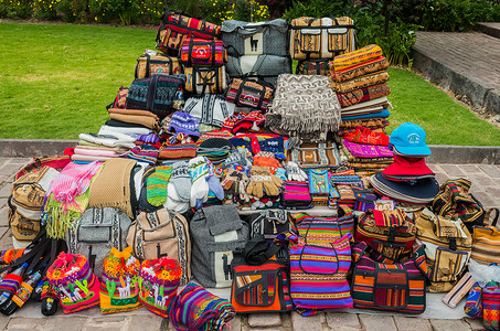 安第斯-Cuzco 秘鲁 墨西哥传统手工艺品纪念品高清图片