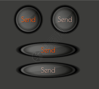 发送按钮互联网网络黑色技术盒子邮件插图邮箱电子邮件商业背景图片