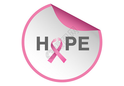 乳腺癌认识宣传教育信息女性机构徽章粉色健康双手丝带背景图片