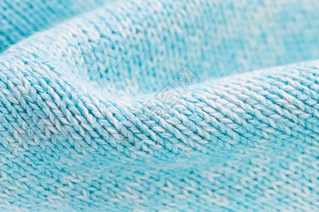 蓝毛和白羊毛针织品材料纺织品球衣棉布色调衣服织物背景图片