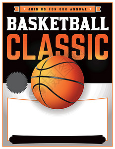 篮球锦标赛说明设计插图比赛联盟团队海报邀请函传单元素游戏背景图片