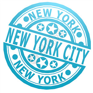 纽约市邮票背景图片