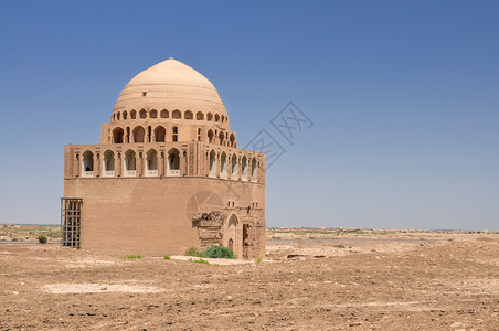 土库曼斯坦寺庙岩石地标石头沙漠历史圆顶高清图片