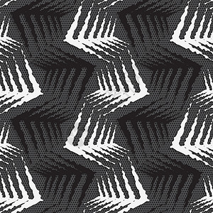 黑色和白色粗黑形状的几何装饰品背景图片
