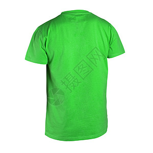 绿色男子T恤衫背景图片