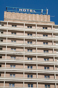 酒店旅馆窗户房间旅游建筑城市房子旅行天空假期多层背景图片