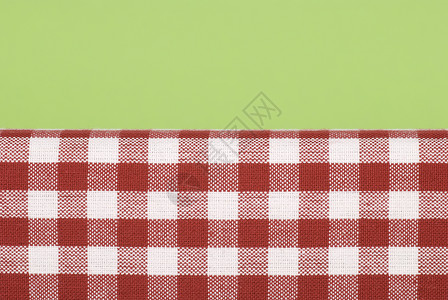 背景绿色织物邀请函野餐白色红色菜单背景图片