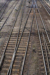 铁路运输旅行火车站平台火车航程背景图片