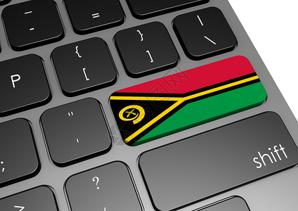 瓦努阿图电子键盘调子互联网语言旗帜外包商业红色教育背景图片