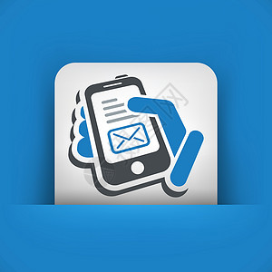 电话留言屏幕邮资通讯短信按钮网络电子邮件细胞彩信技术背景图片