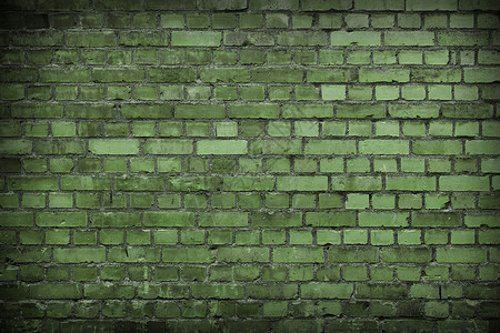 砖墙建筑材料面砖红色材料建筑绿色背景图片