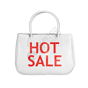 白色上分离的销售袋设计元件商品交易购物红色销售量拍卖零售背景图片