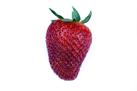 草莓营养红色树叶水果宏观背景图片