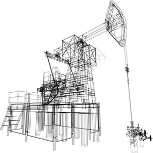 油泵插孔 3d的矢量投影工程油钱气体油桶油气钻机钻孔千斤顶管道工业背景图片