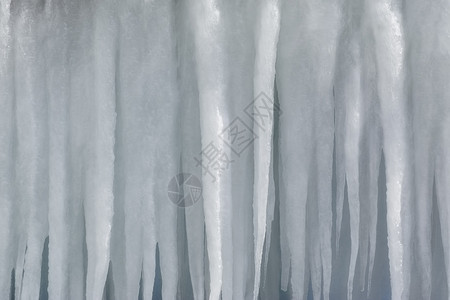 冰柱冷冻环境气候冻结雾凇天气冰雪白霜寒冷的高清图片素材