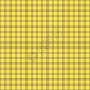 黄色桌布矢量校验器无缝背景 简单桌布插画