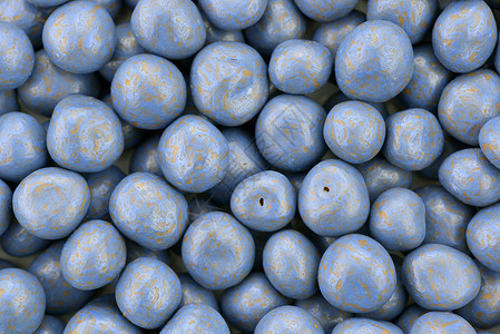 覆盖的巧克力蓝莓高清图片