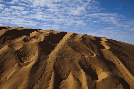 红沙丘阴影夏天高清图片