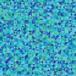 蓝色背景三角形技术几何学折纸钻石创造力插图横幅水晶马赛克背景图片