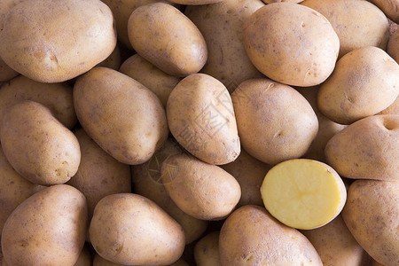 半截一切的金土豆背景图片
