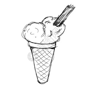 冰棒插图甜点棒冰萝莉食物小吃冰淇淋白色酒吧奶油时间背景图片