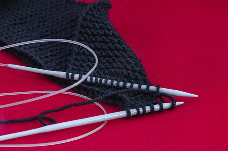 手编织和编织纤维羊毛工艺钩针针织工作毛衣围巾纺织品爱好背景图片