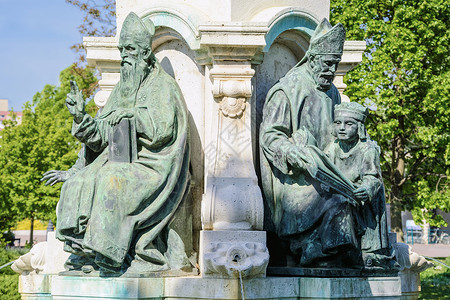 纪念碑观光历史雕像地标启蒙者男人雕塑背景图片