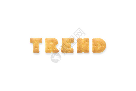 Word TREND 字母按字母排列的饼干缩略图背景图片
