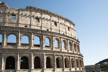 罗马热科咆哮着欧洲石头高清图片