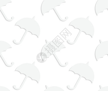 纸面白色固体伞背景图片