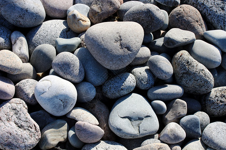 石头灰色生活海滩背景图片