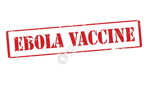 埃博拉疫苗红色橡皮墨水矩形疫苗邮票背景图片