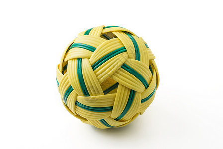 鼠球黄色文化绿色活动运动塑料柳条休闲藤球条纹背景图片
