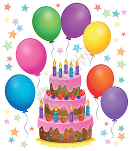 生日蛋糕主题图4背景图片