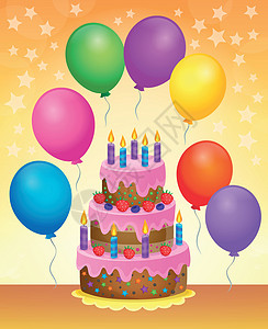 生日蛋糕主题图6背景图片