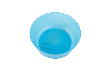 塑料碗食物汤碗圆形糖罐白色圆圈影棚背景图片