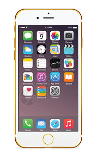 苹果iphone屏幕金子工作电话背景图片