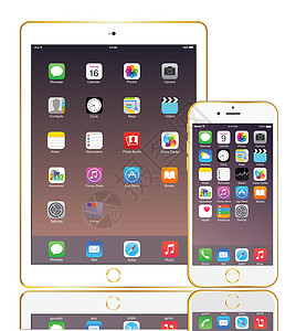 ipHone6PLUS专用iphone 6和苹果ipad插画
