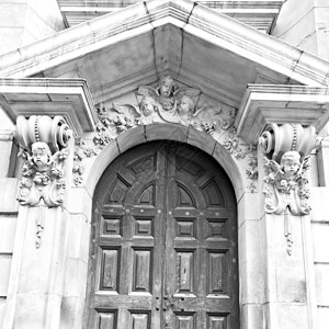 保罗和挂锁英国隆登古老建筑和再造中的圣保罗大教堂古董石头棕褐色首都旅游建筑城市宗教教会信仰背景