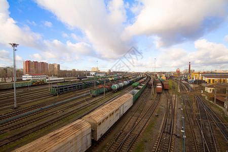 铁路商贸运输(铁路)背景图片