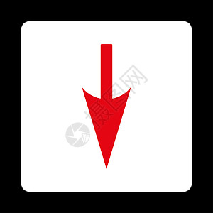 赤色和白色平整红绿箭头双向按键导航指针背景图标黑色穿透力光标血统红色下载背景