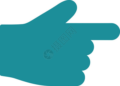 平直指软蓝色图标手指棕榈作品字形指针手势光标拇指导航背景图片