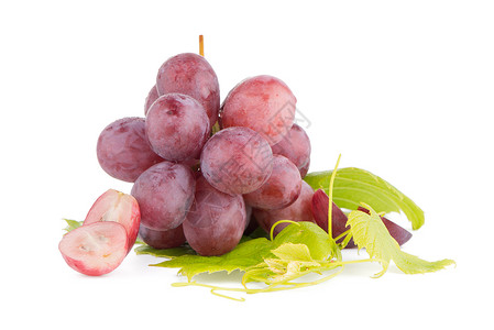 一堆红葡萄生活白色健康饮食水滴食物水果背景图片