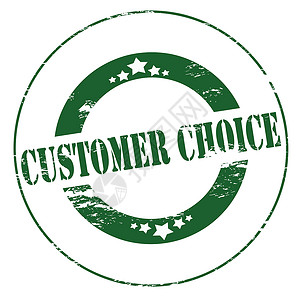 客户选择邮票星星选举墨水顾客矩形绿色橡皮圆形背景图片