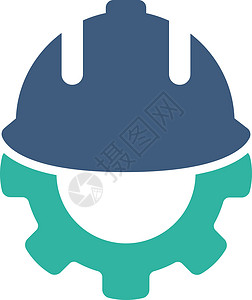 咖色帽子从开发图标机器头盔承包商配置工业帽子建设者安全帽安全进步设计图片