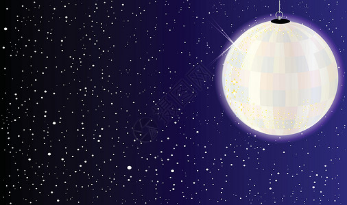 环球影城夜景糊纸环球艺术艺术品乐趣绘画新年插图星星派对地球庆典插画