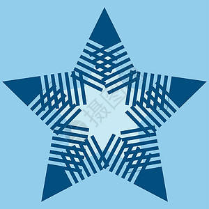 绿松星雪花符号符号设计元素背景图片