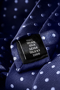 丝带蓝色材料配饰衣服纺织品领带圆点标签织物背景图片