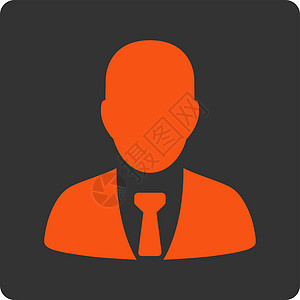 行政经理商务人士图标领导者按钮员工字形老板客户商务男人用户经理插画