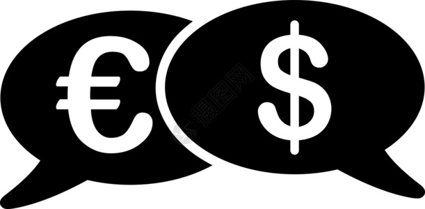 商业集团的银行交易图示美元财富经济市场资金电子商务气泡支付字形贸易金融背景图片